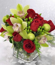 Orchids & Roses from Clifford's where roses are our specialty
