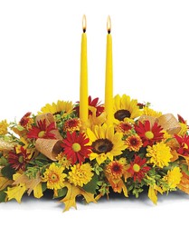 Harvest Centerpiece from Clifford's where roses are our specialty