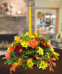 Autumn Centerpiece from Clifford's where roses are our specialty
