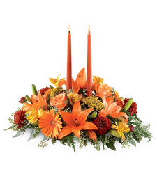 Majesty of Fall Centerpiece from Clifford's where roses are our specialty