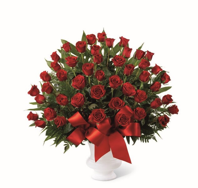 Blessed with Love Arrangement from Clifford's where roses are our specialty
