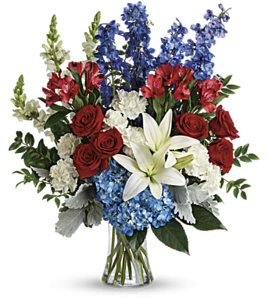 Colorful Tribute Bouquet from Clifford's where roses are our specialty
