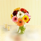 Gerbera Daisy Bouquet with Vase