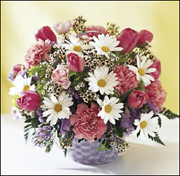  Garden Spring Basket from Clifford's where roses are our specialty