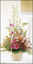 FTD Springtime Floral Garden Basket from Clifford's where roses are our specialty