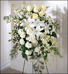 FTD Quiet Tribute Standing Spray