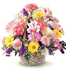 FTD Basket Of Cheer Bouquet from Clifford's where roses are our specialty