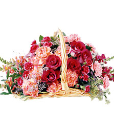 Bereavement Basket from Clifford's where roses are our specialty