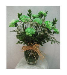 GreenCarnations from Clifford's where roses are our specialty
