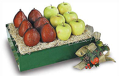 Red d'Anjou Pears & Golden Apples from Clifford's where roses are our specialty