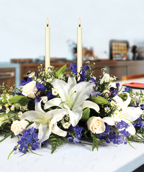 Hanukkah Centerpiece from Clifford's where roses are our specialty