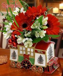Spode Holiday Express Deluxe Design from Clifford's where roses are our specialty