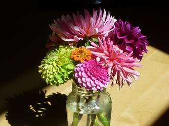 Dahlias In A Vase from Clifford's where roses are our specialty
