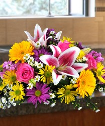 Easter Centerpiece from Clifford's where roses are our specialty