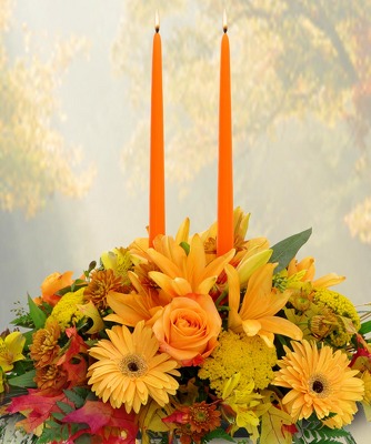 Holiday Gathering Centerpiece from Clifford's where roses are our specialty