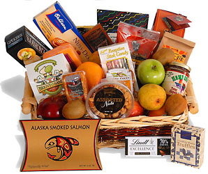 Fruit and Gourmet Baskets from Clifford's where roses are our specialty