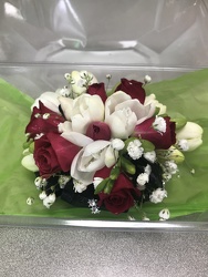 Corsage from Clifford's where roses are our specialty