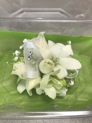 Corsage from Clifford's where roses are our specialty