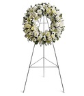 Serenity Wreath from Clifford's where roses are our specialty