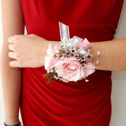 Corsage from Clifford's where roses are our specialty