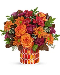 Mosaic Vase from Clifford's where roses are our specialty