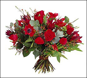 Fresh Cut Red Flower Bouquet from Clifford's where roses are our specialty