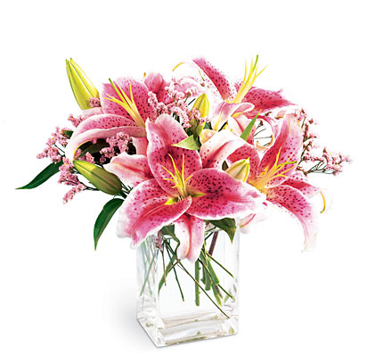  Pink Lily Bouquet from Clifford's where roses are our specialty
