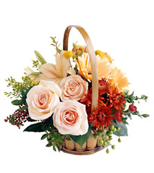 A Garden Bouquet from Clifford's where roses are our specialty