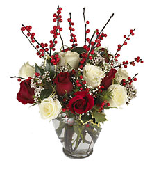 FTD Holiday Romance Bouquet from Clifford's where roses are our specialty