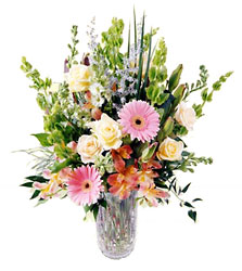 Serene Garden Arrangement from Clifford's where roses are our specialty