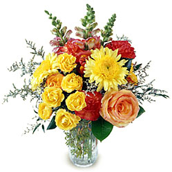 Touching Thoughts Arrangement from Clifford's where roses are our specialty