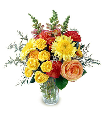 Touching Thoughts Arrangement from Clifford's where roses are our specialty