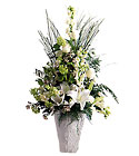 Weeping Lilies Arrangement from Clifford's where roses are our specialty