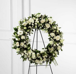 The Splendor Wreath from Clifford's where roses are our specialty