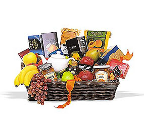 Grande Gourmet Fruit Basket from Clifford's where roses are our specialty