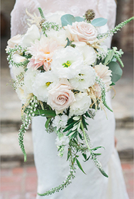 Wedding Bridal Bouquet from Clifford's where roses are our specialty